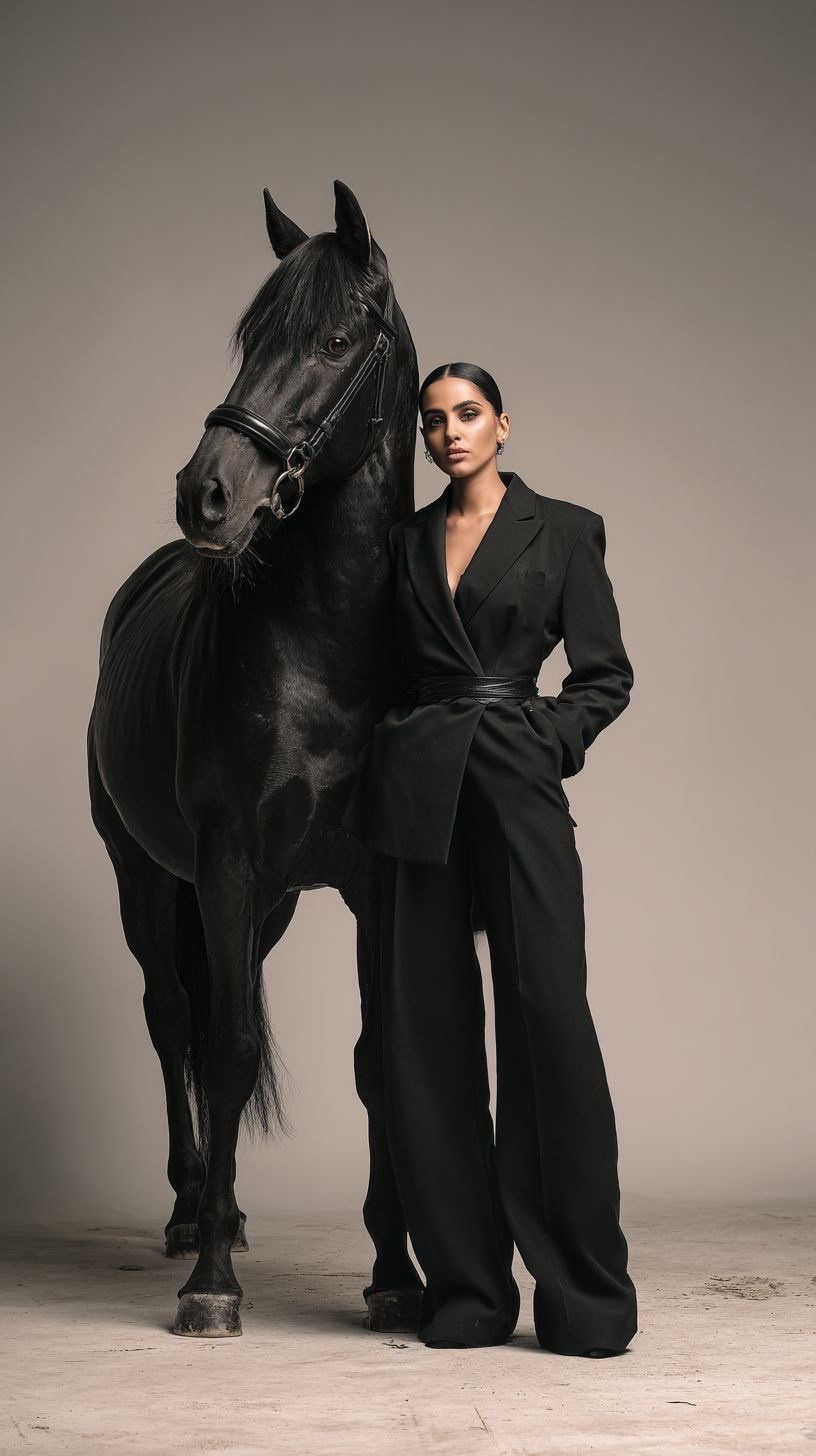 ФОТОДЕНЬ С ЛОШАДЬЮ В ФОТОСТУДИИ | VOGUE-ОБРАЗ. Фотограф в Санкт-Петербурге Кристина Ильинская