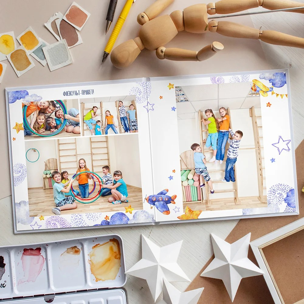 Дизайн «В небо». Medlori fotobook Выпускные альбомы в Липецке Лариса Медведева