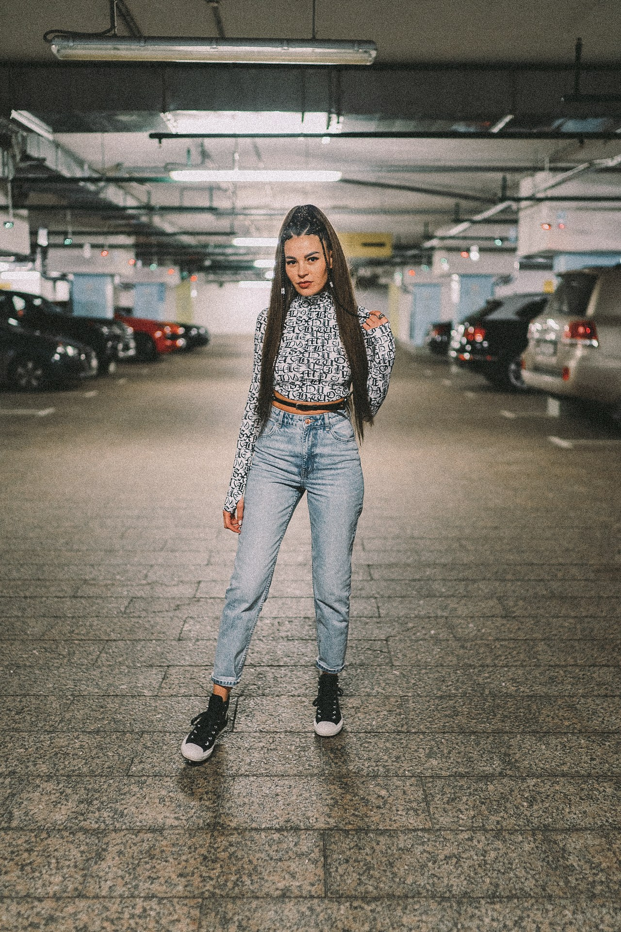 Venera in the parking. New York photographer RINAT SHAHMETOV in New York city