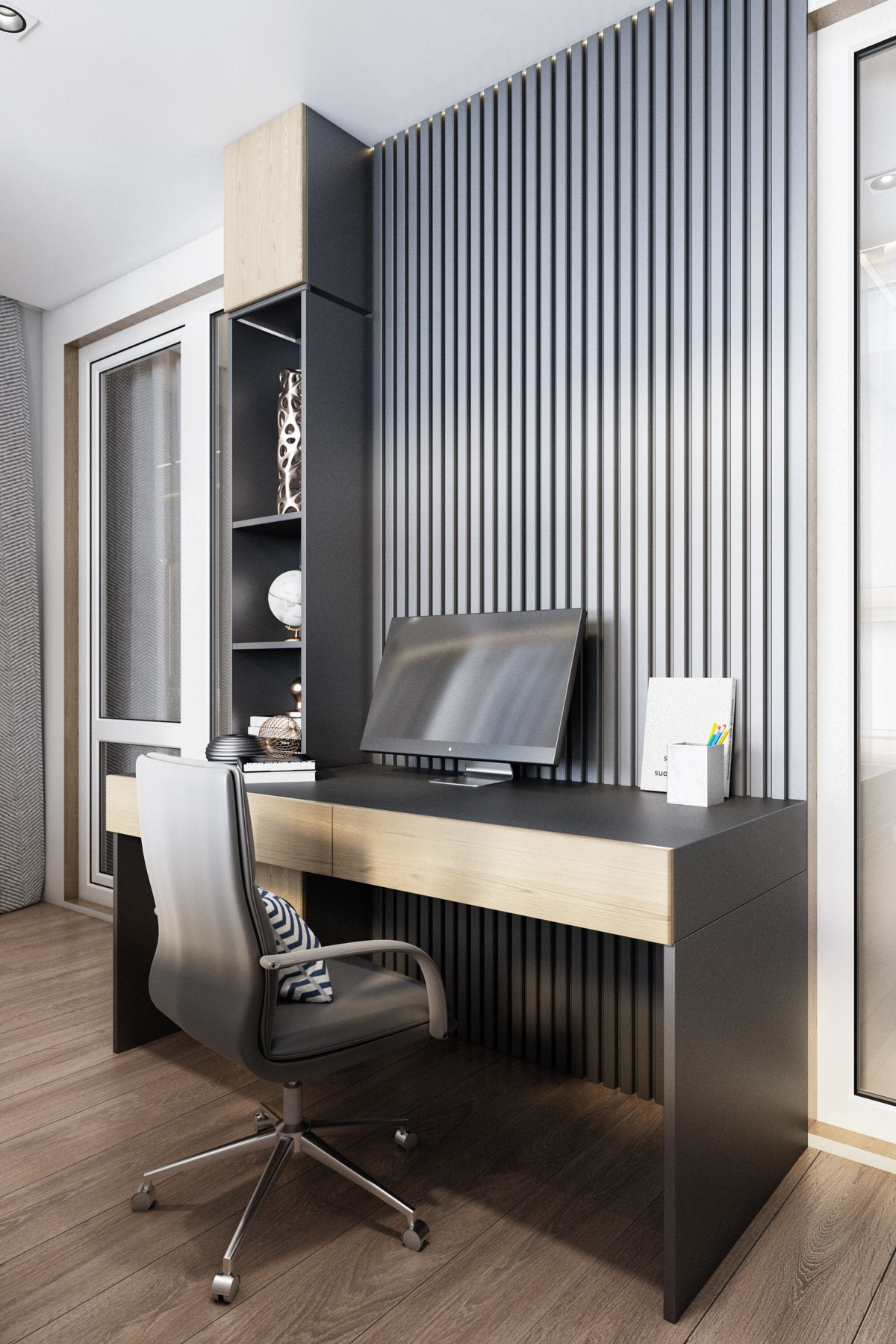 Квартира со своим характером в ЖК Солярис. Дизайн-проекты жилых и общественных пространств во Владивостоке