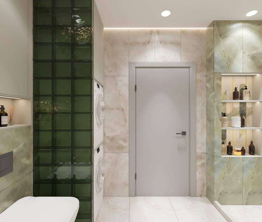 Дизайн проект в ванной и туалете. Делаем ремонт квартир в Санкт-Петербурге