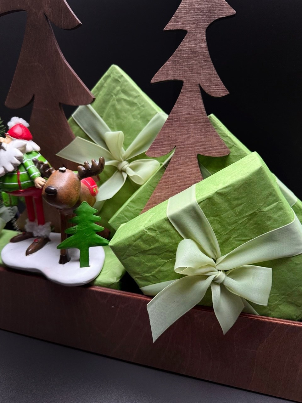 Новогодняя композиция. Студия подарочных наборов «Владия»