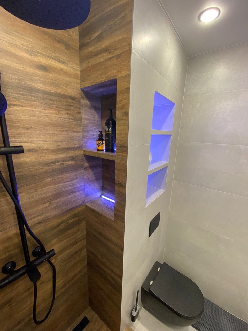 Ванная комната (с. Усады ул. Уютная д. 2). Ремонт санузла, туалета, ванной под ключ в Казани. Укладка плитки