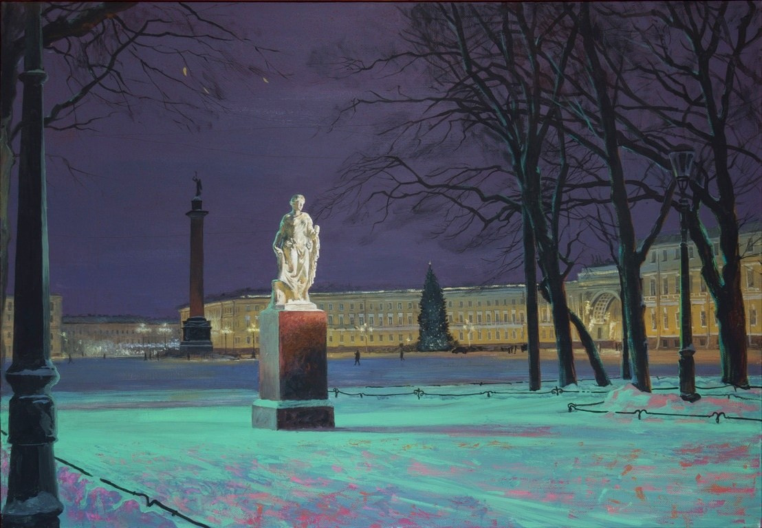 Живопись, пейзаж, Петербург