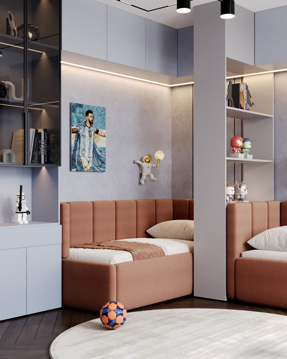 ЖК ЗилАрт 487, 64 кв.м. Kod Interiors | Дизайнер интерьеров Кораблина Кристина