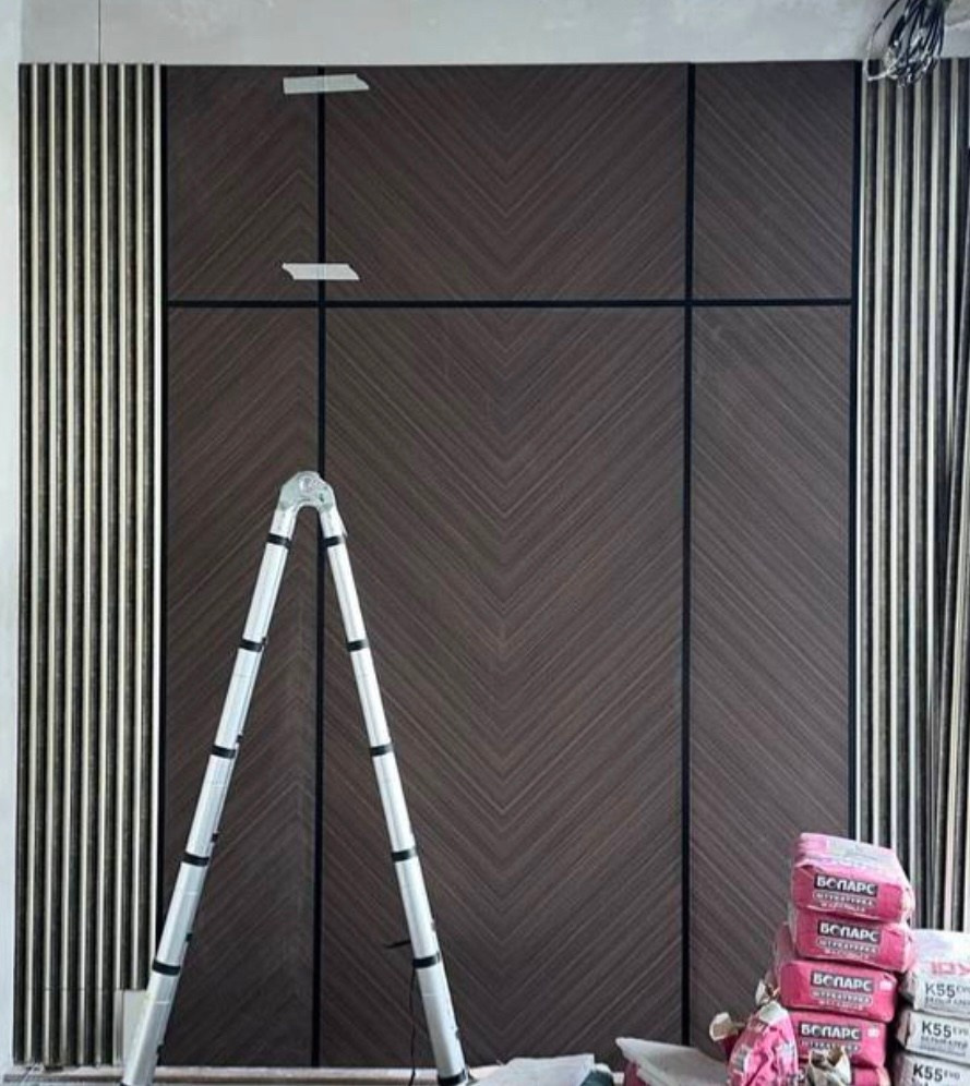 Фото в интерьере. Бамбуковые панели и Гибкий мрамор. Импортер #1 по всей РФ