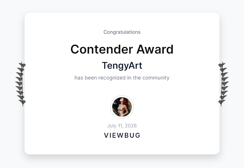 Диплом за конкурс Contender Award на Viewbug