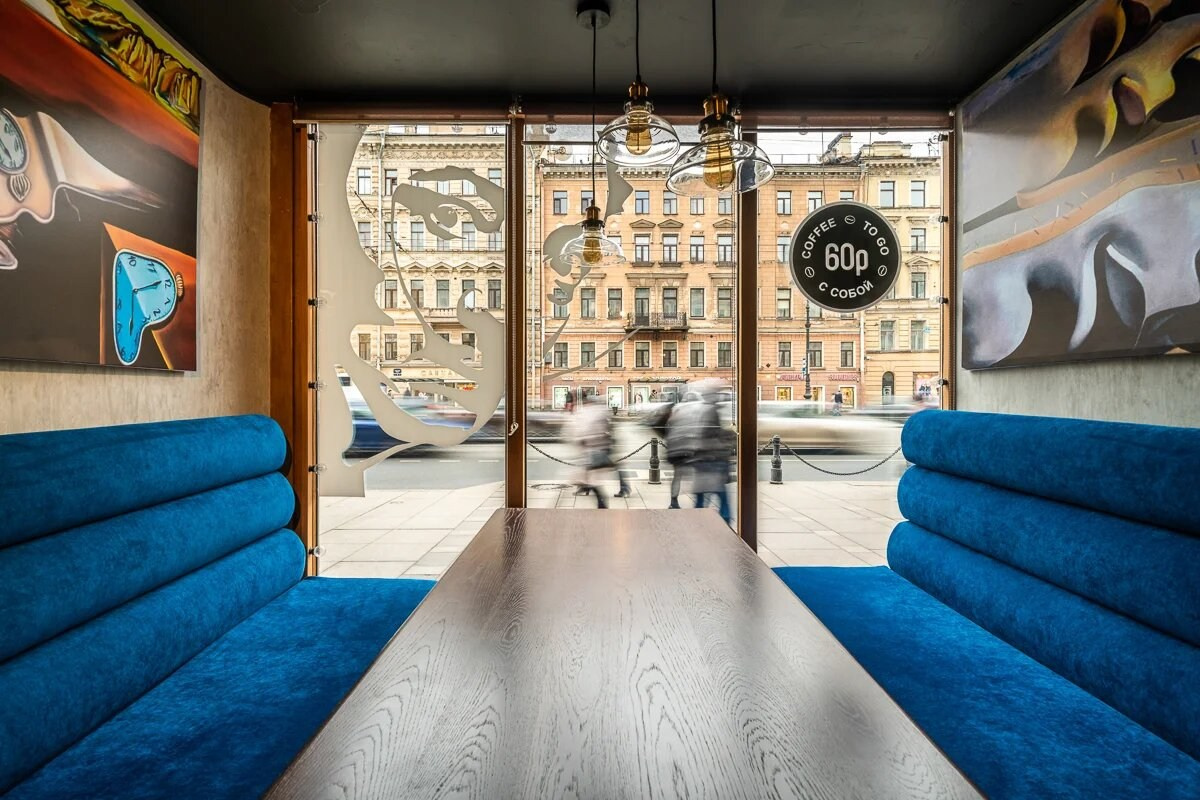 Ресторан-бар «Дали» г. Санкт-Петербург. Батракова Наталья дизайнер интерьеров Санкт-Петербург Москва Архангель