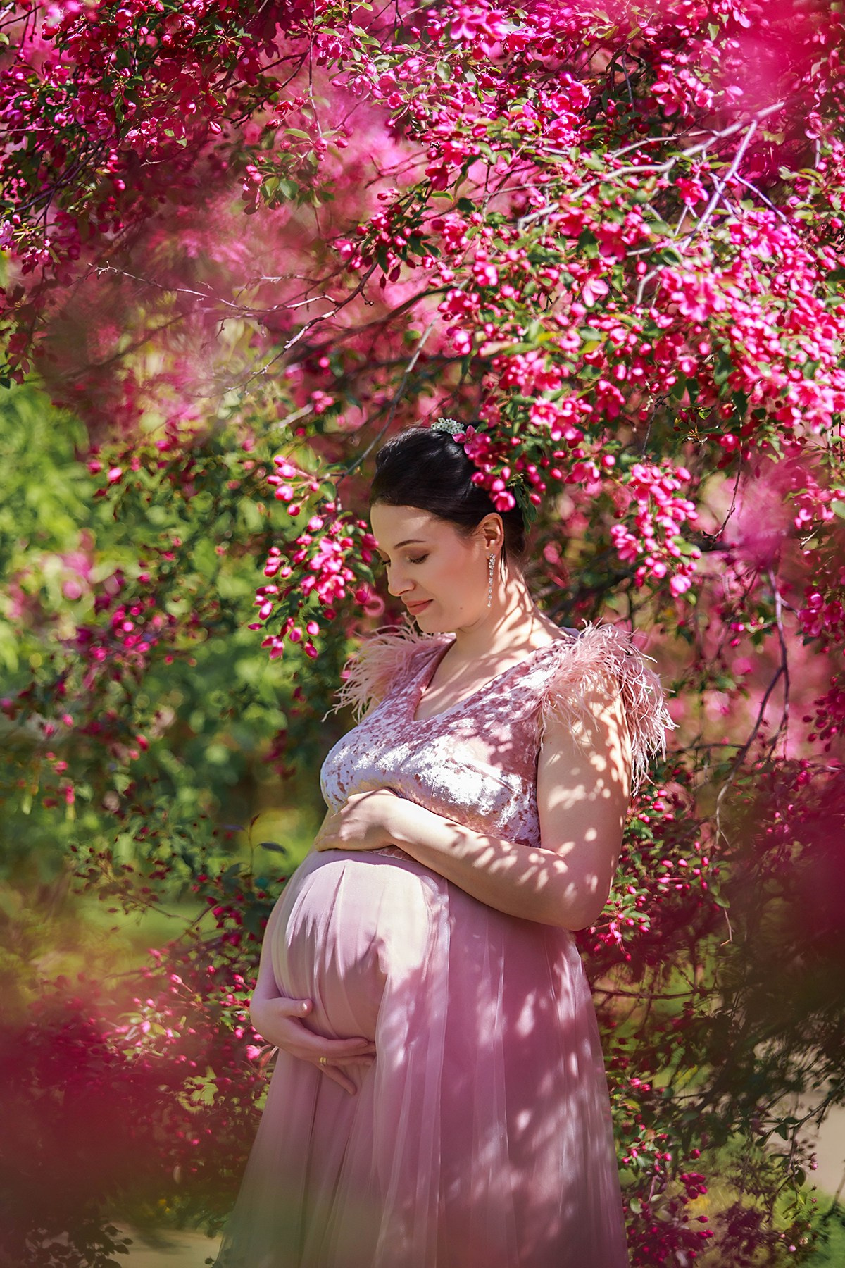 Весеннее цветение в парках. Семейный и детский фотограф в Москве Мария Быкова