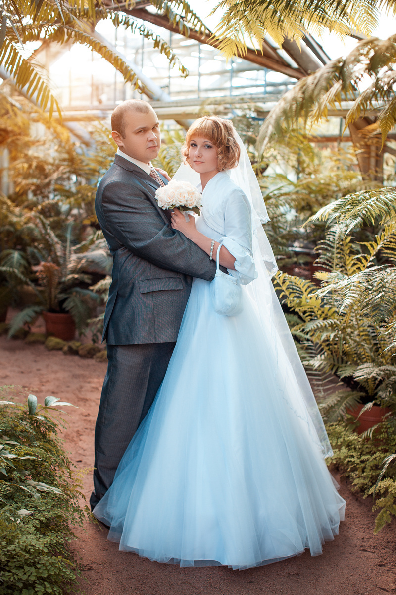 Свадьба в ботаническом саду