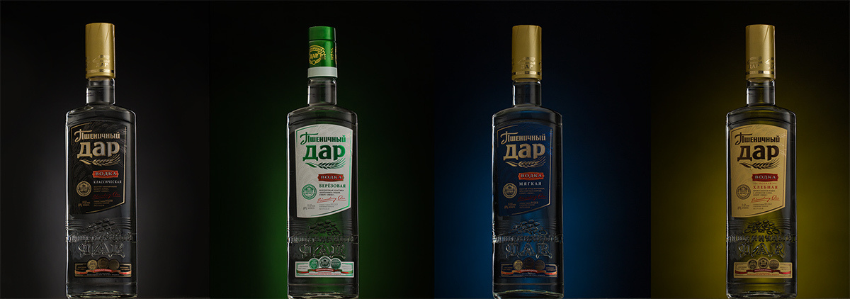 Предметная фотосъемка алкогольной продукции