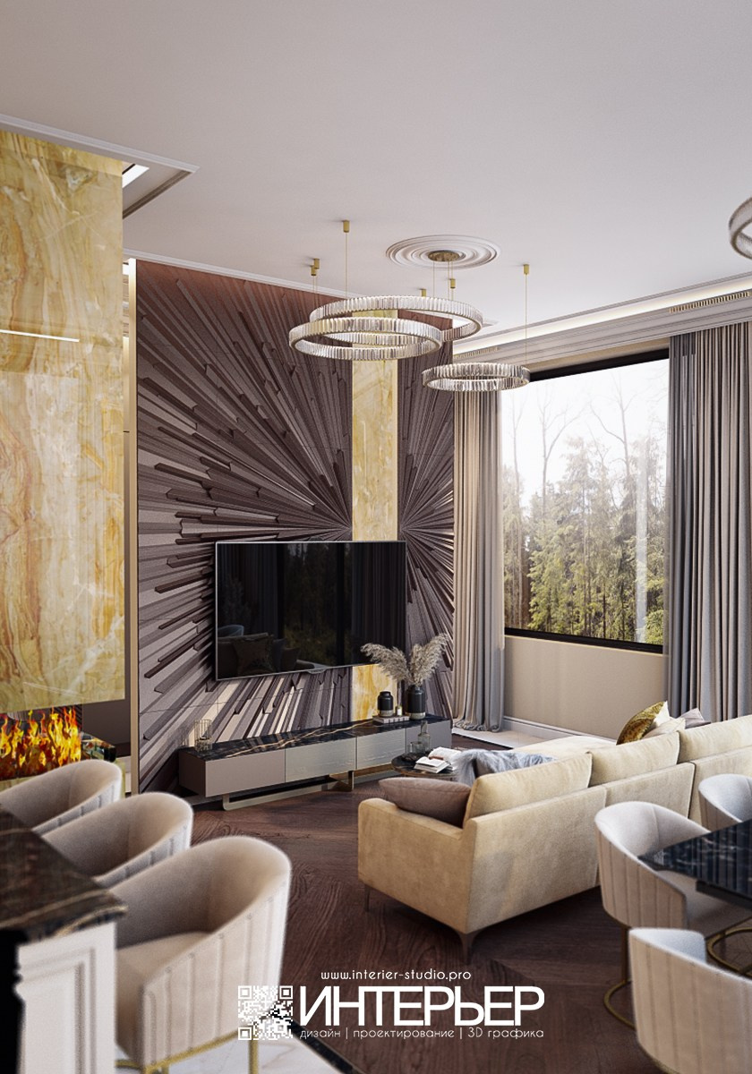 Дизайн-проект дома Ильи и Галины, г. Пятигорск. Дизайн интерьера, 3D визуализация и 3D моделирование. Создание проектов и чертежей. КМВ: Кисловодск, Пятигорск, Ессентуки и удаленно