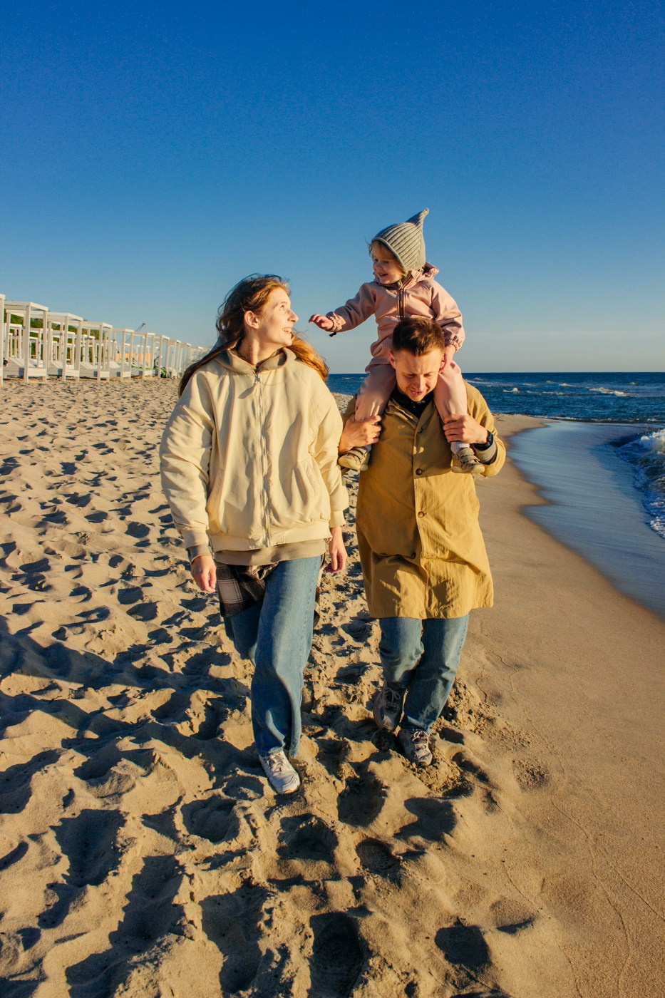 Ксения, Антон и доча Полина. Фотограф Москва