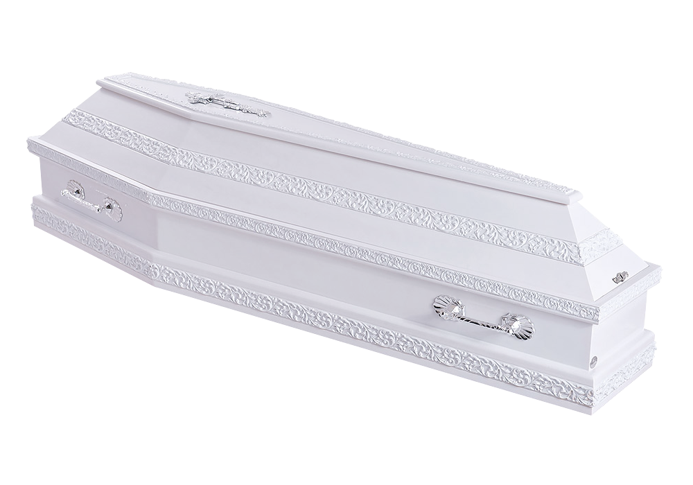 Шестигранник белый багет