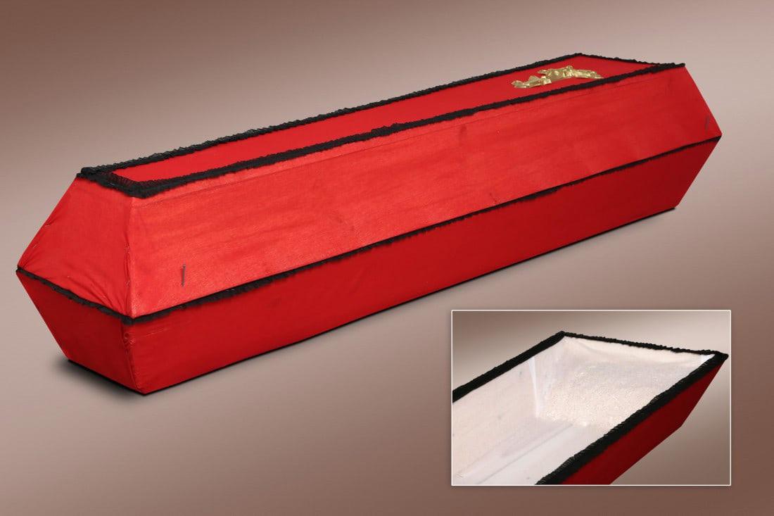 Модель: "Эконом". Описание: красный ситец.