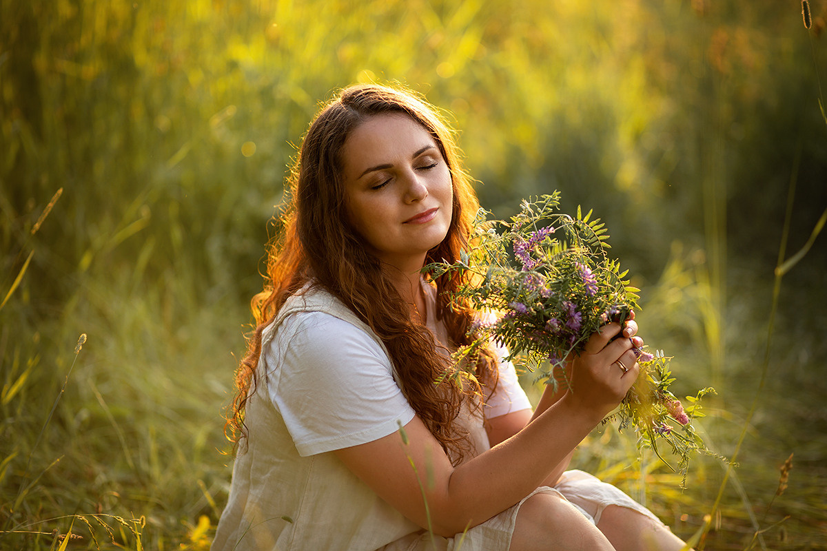 Женский портрет. Семейный и детский фотограф в Москве Полина Парамонова