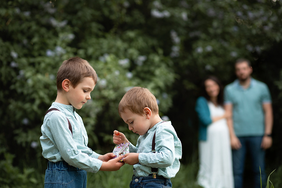 Семейная фотосессия. Семейный и детский фотограф в Москве Полина Парамонова