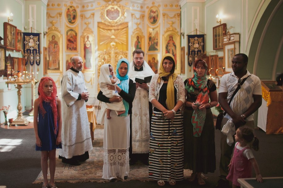 Крещение Знаменская церковь, г. Пушкин. Фотограф на крещение в Санкт Петербурге