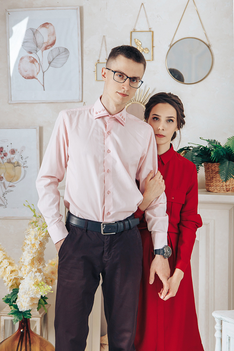 Романтичная лав стори фотосессия для пары в фотостудии Кьют Cute в Тве. Светлана Иванова - профессиональный фотограф