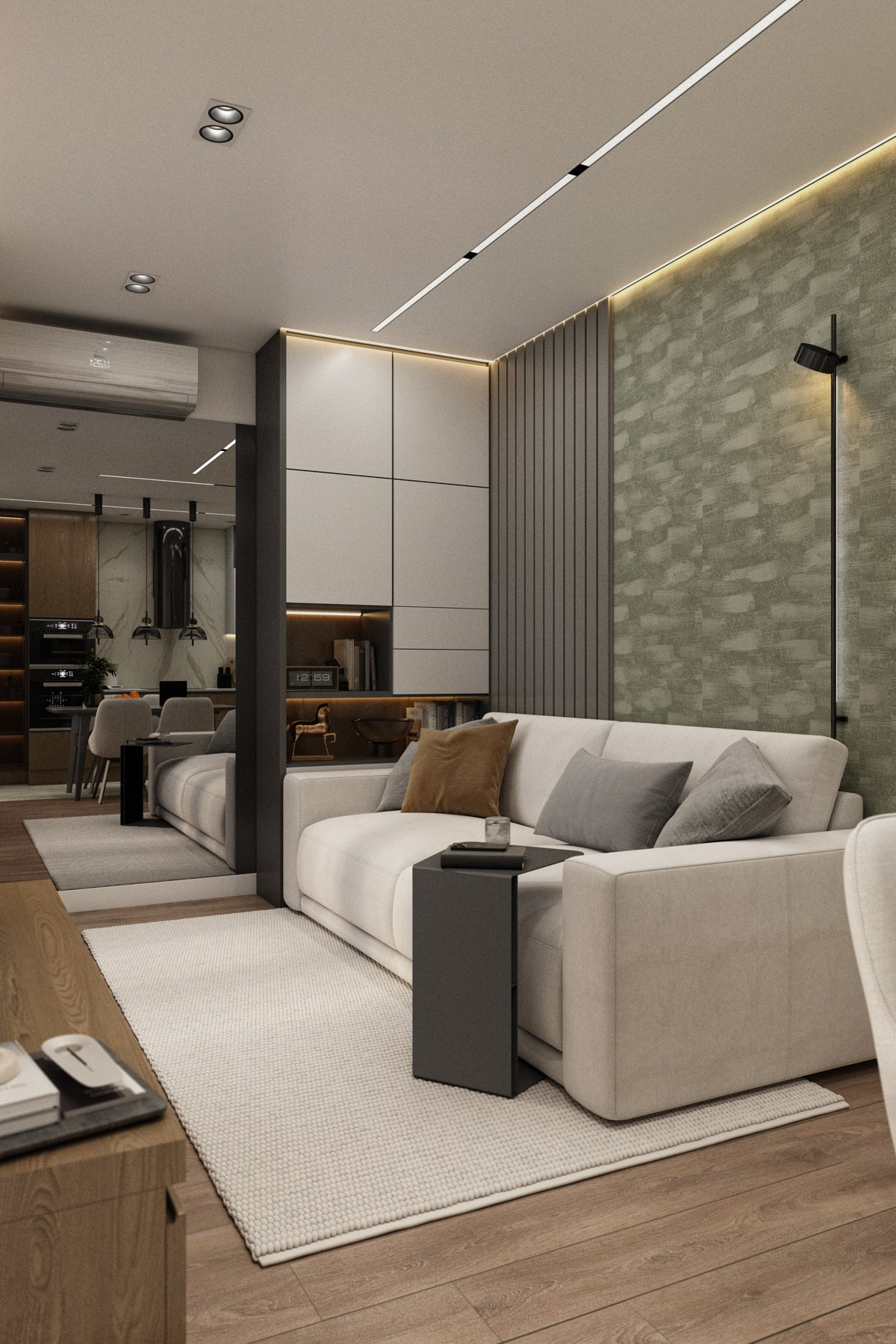 Квартира со своим характером в ЖК Солярис. Дизайн-проекты жилых и общественных пространств во Владивостоке