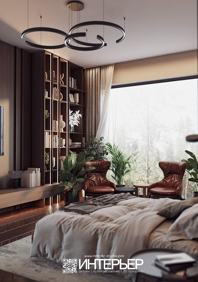 Дом Тамирлана и Айшат. 2 этаж. Дизайн интерьера, 3D визуализация и 3D моделирование. Создание проектов и чертежей. КМВ: Кисловодск, Пятигорск, Ессентуки и удаленно