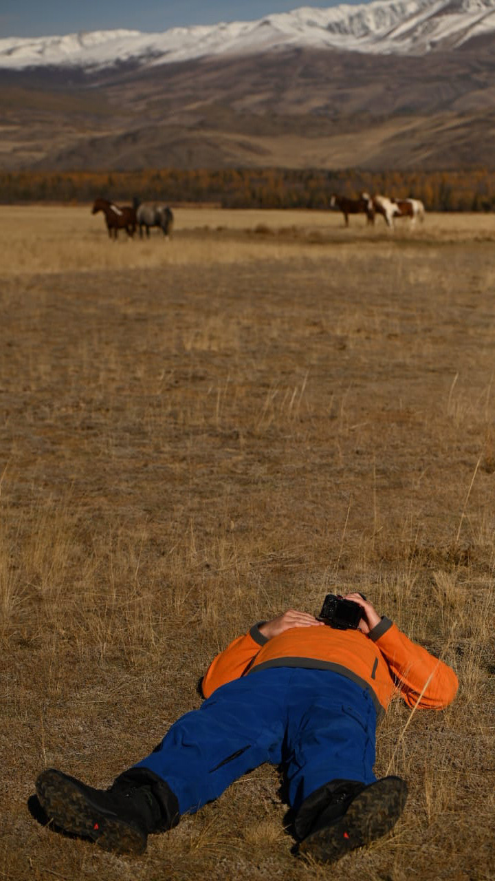Алтай 2021. Человек с фотокамерой