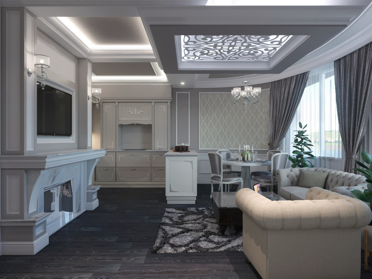 Дизайн интерьера апартаментов на Кировском