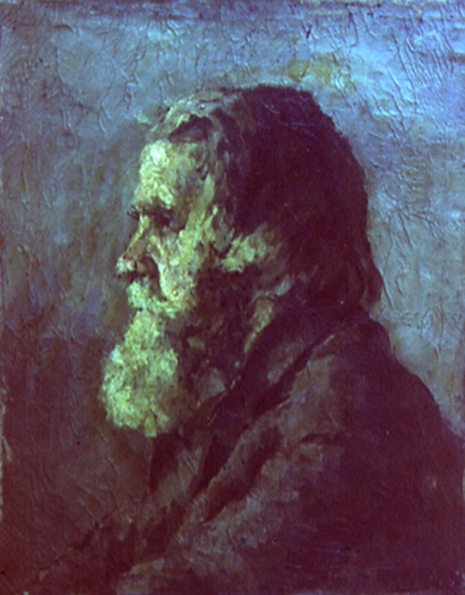 «Портрет старика» 1948 год Собр. Ф.Ваккари. Италия. Художник Величко Вадим Семёнович