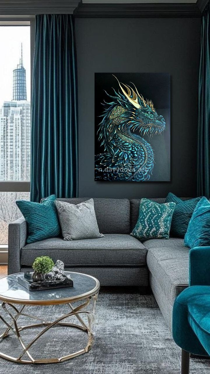 Черный дракон. Художник