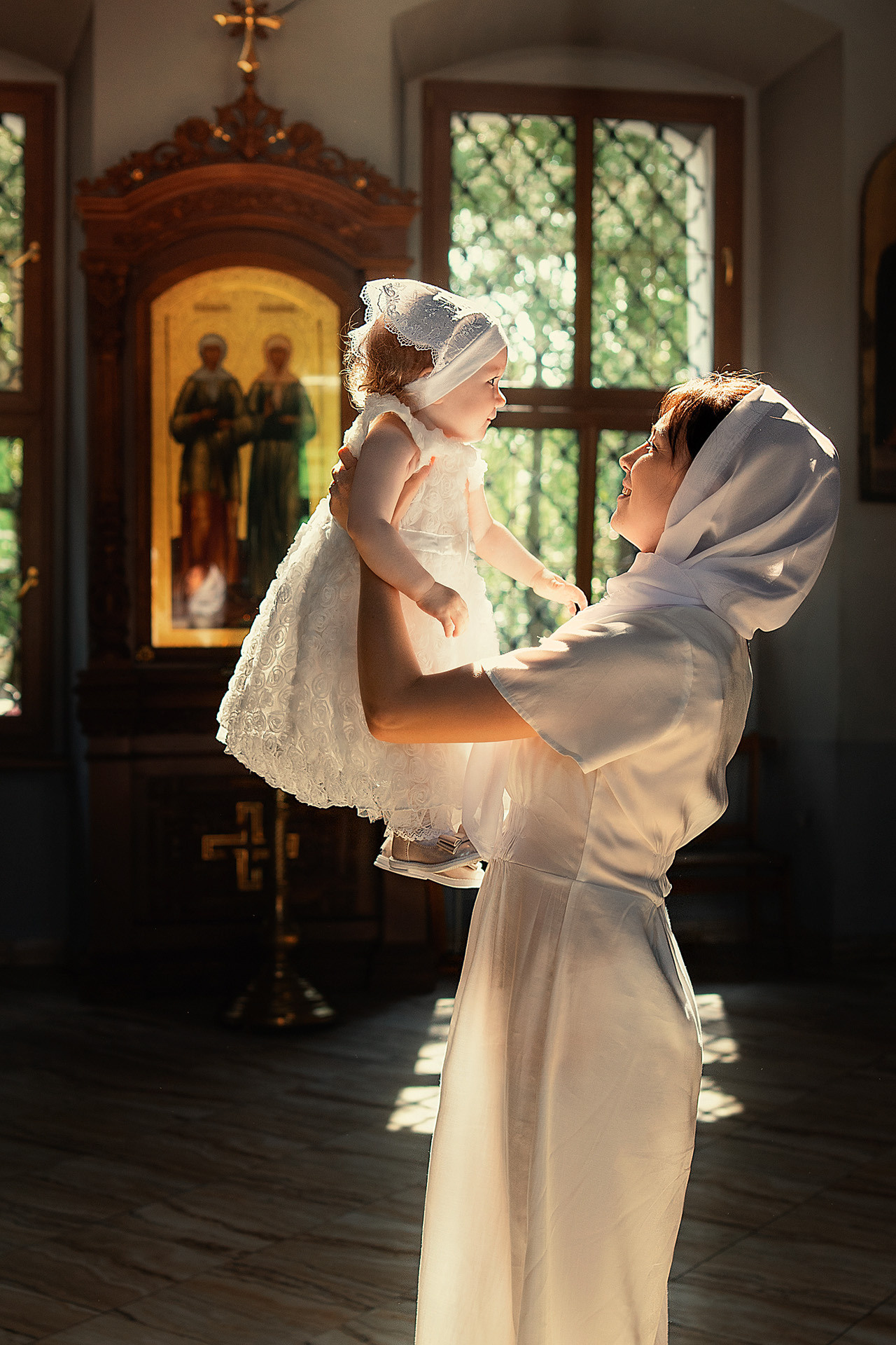 фото крещение малыша