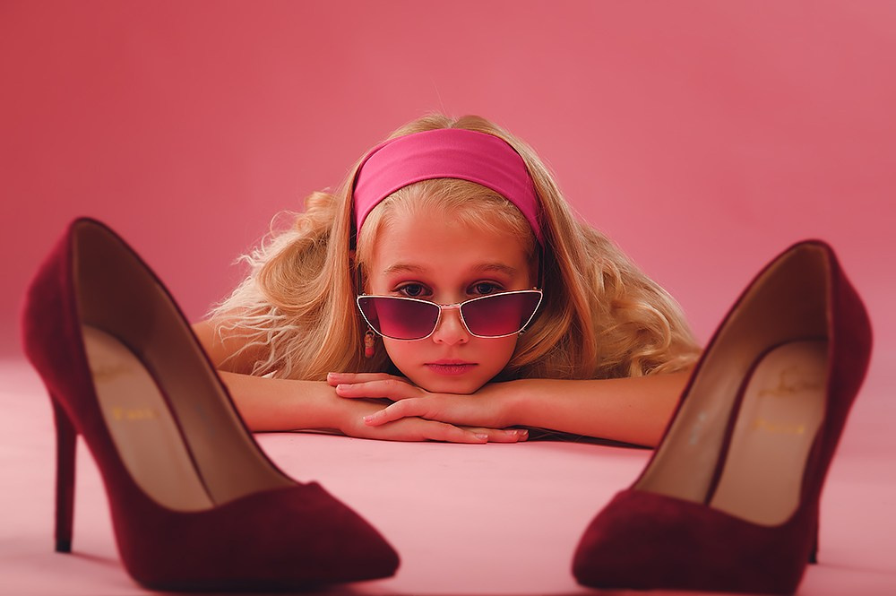 Девичий портрет яркие моменты (дети 9-11 лет). Спортивный и портретный фотограф