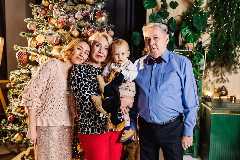 Мама и дочка / папа и сын фотосессия