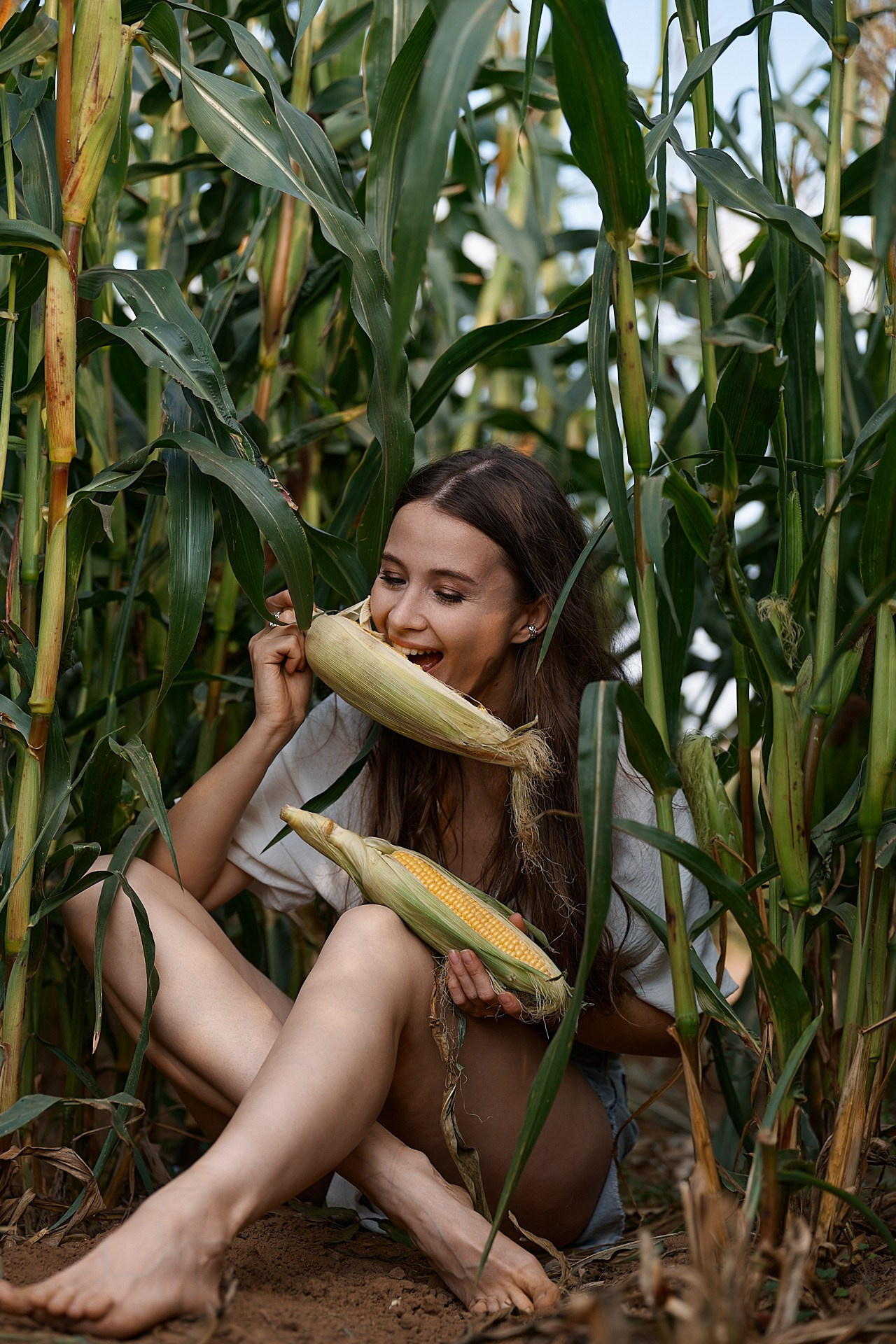 София в кукурузе. Репортажный фотограф в Кирове Сергей Дудин