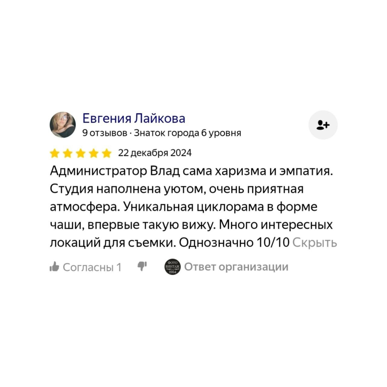 Отзывы. Фото Винтаж 1964