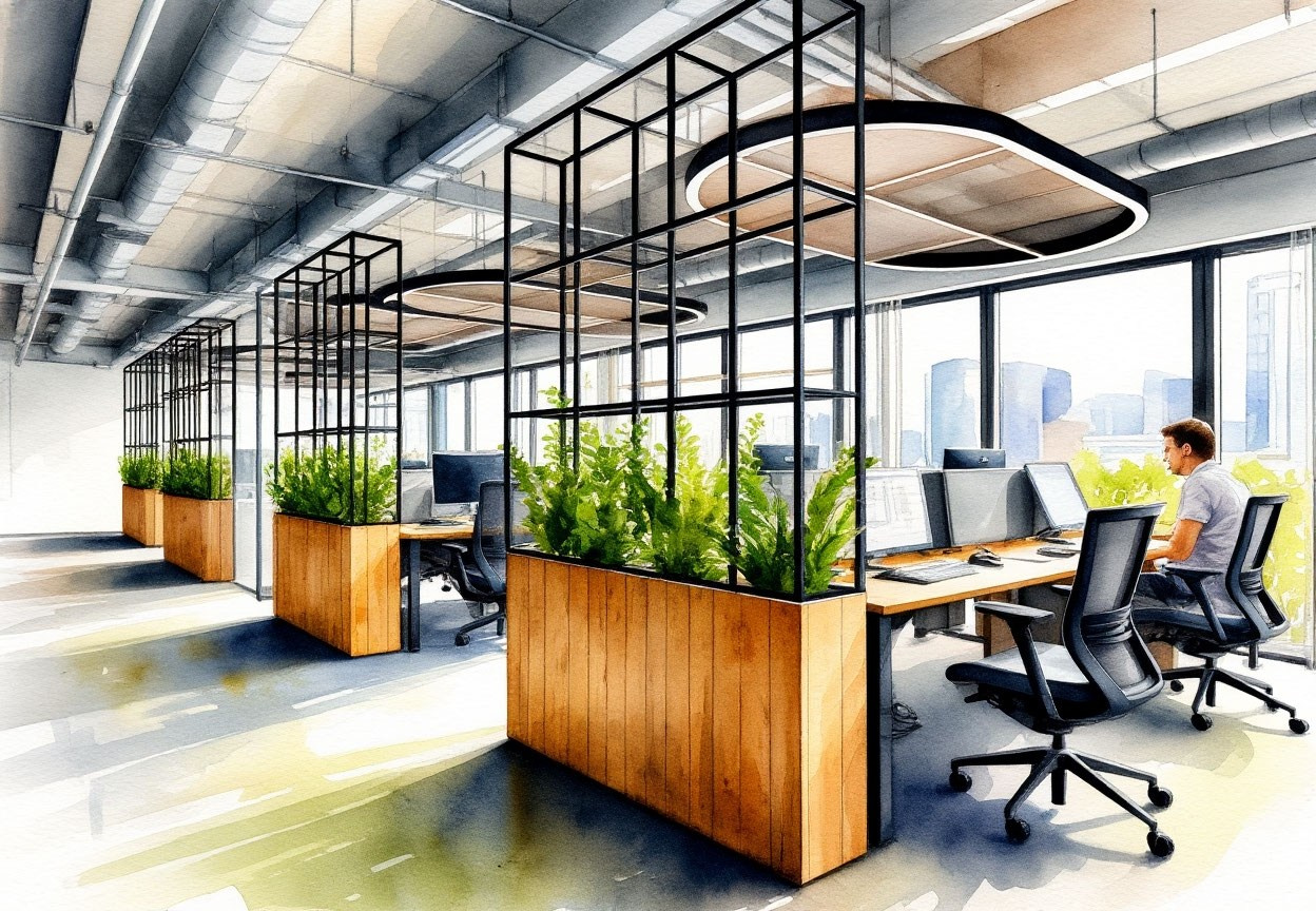 Админ офис типографии. Дизайнер интерьеров в Спб Григорьева Майя