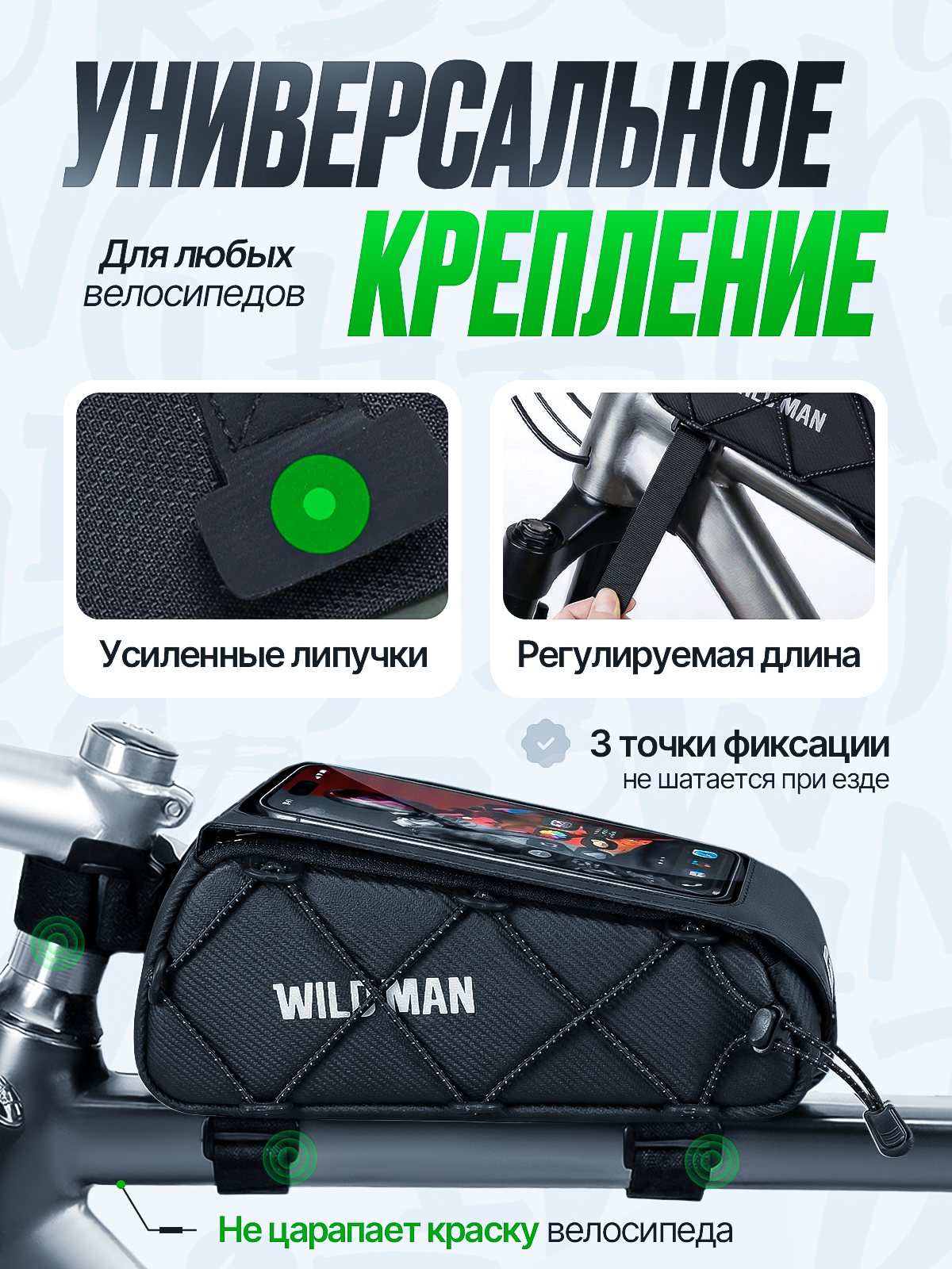 Велосумка. Дизайн карточек для маркетплейсов