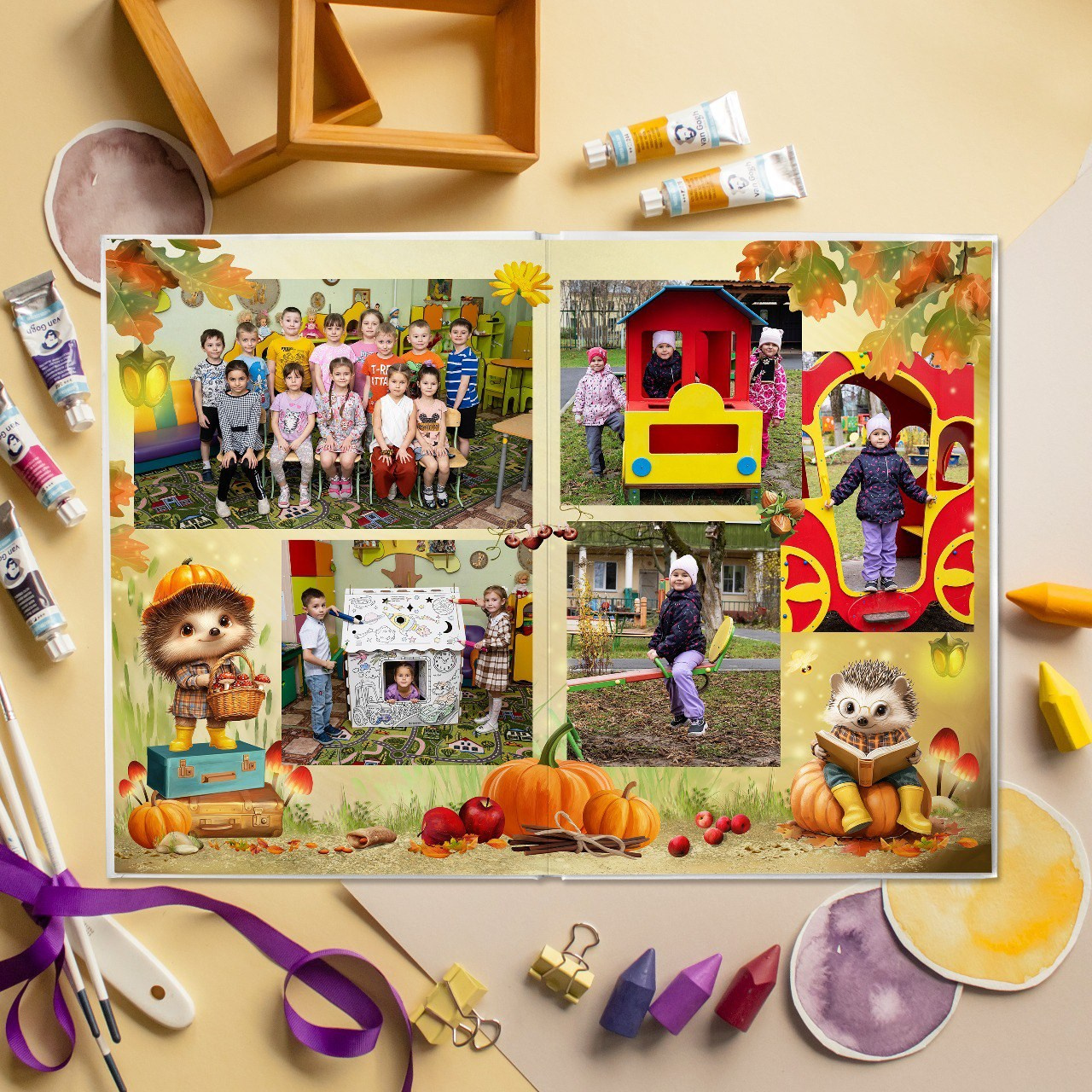 Дизайн «Ёжики». Выпускные Альбомы и Фотосессии п. Кавалерово