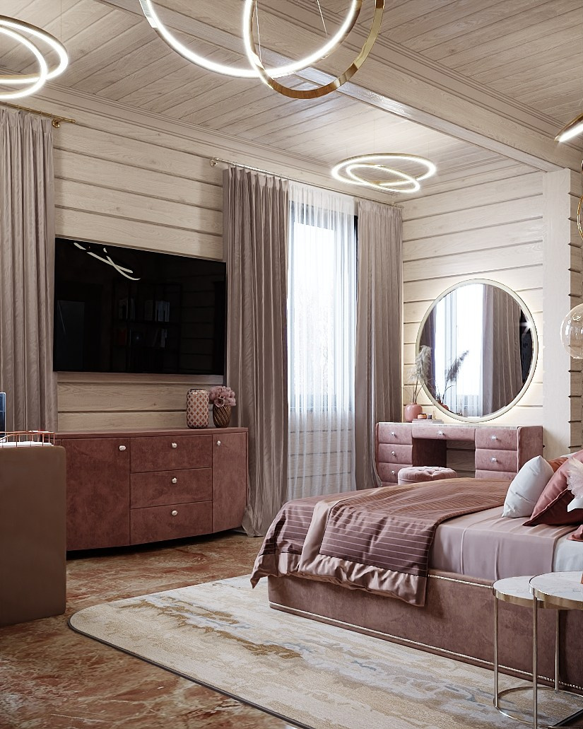 Дом из бруса, Папушево, Мск обл. Студия дизайна