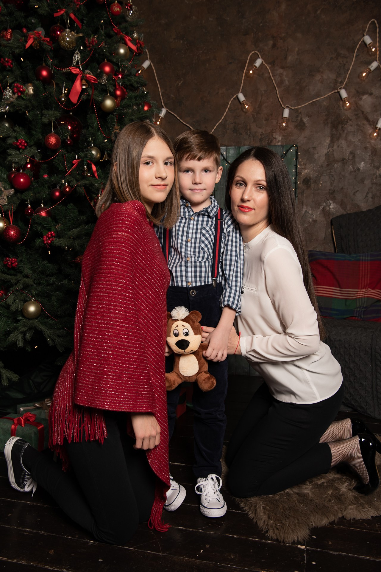 Новогодняя семейная съемка. Фомина Елена Свадебный и семейный фотограф