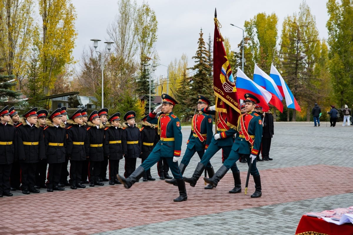 Священник поздравил кадетов с принятием Присяги. Саратовское Северо-Западное благочиние