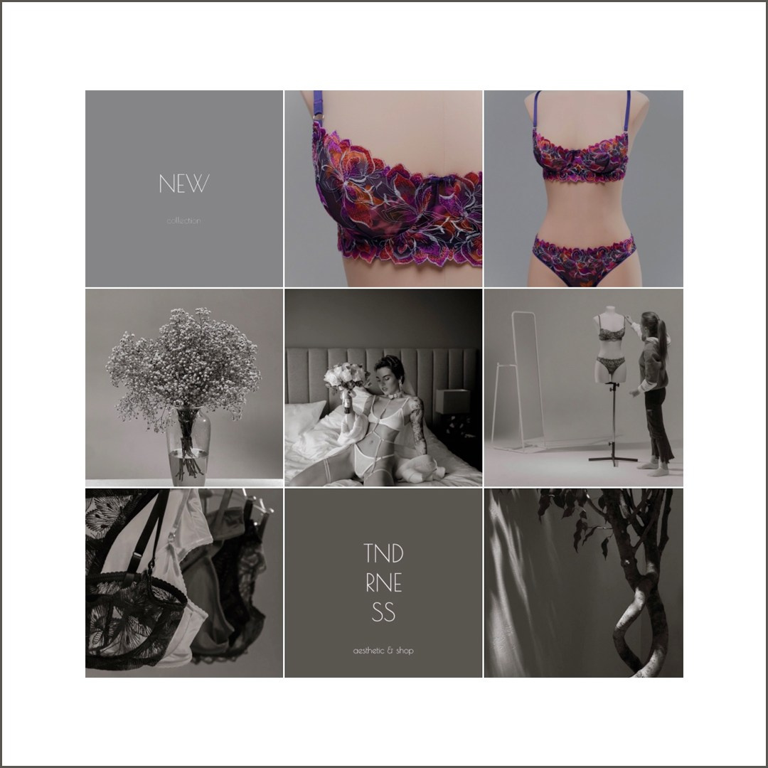 Визуал для бренда белья. Фотограф Кристина Берг