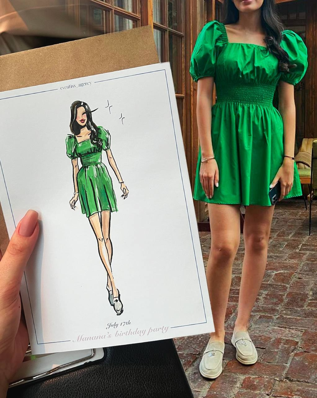 Модные фэшн скетчи на мероприятия. Eventiss art agency| Художники и арт-услуги на мероприятие Москва и МО