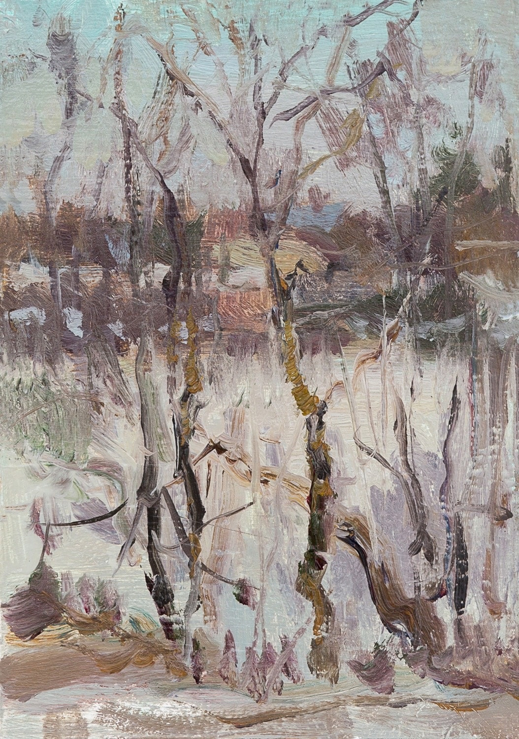 Вечереет. Скоро весна