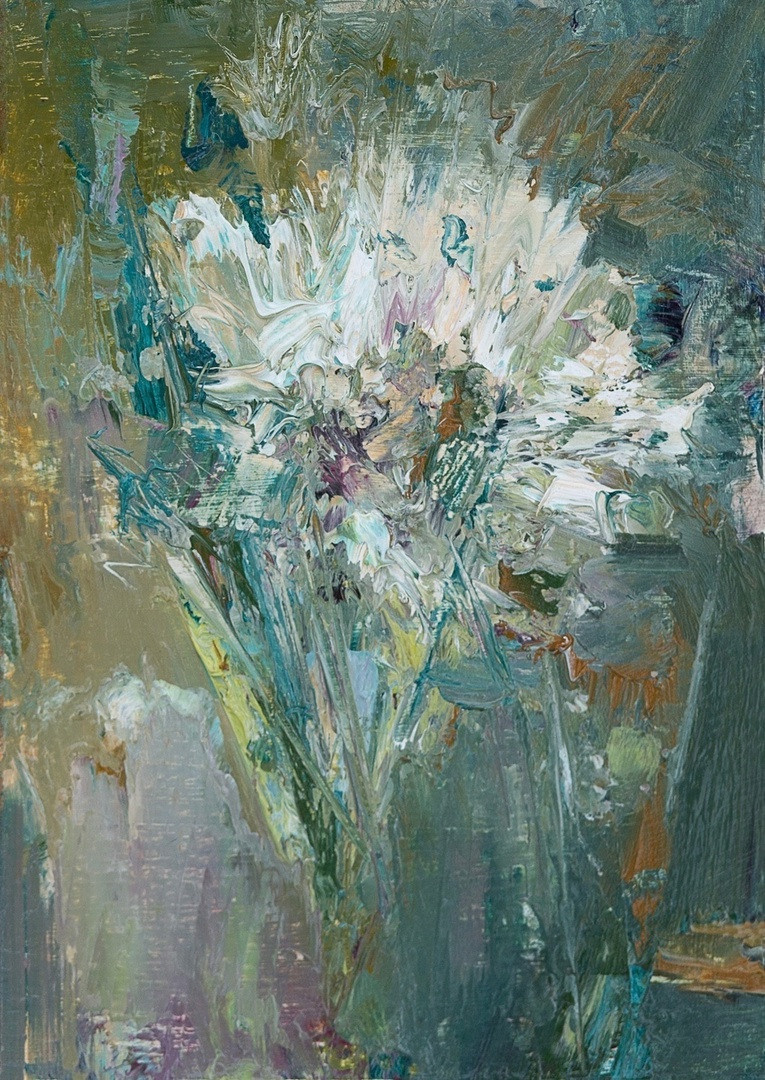 Цветочная импровизация. Художник Александр Каверин