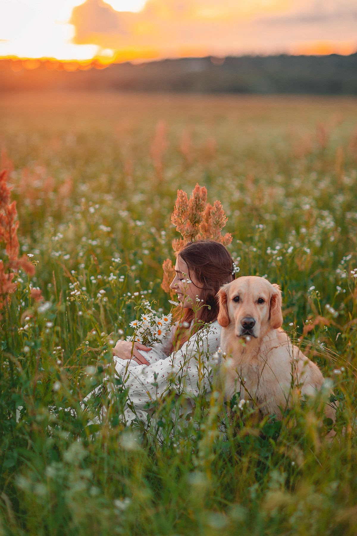 Марина и Чили. Семейный фотограф анималист Мария Крючкова
