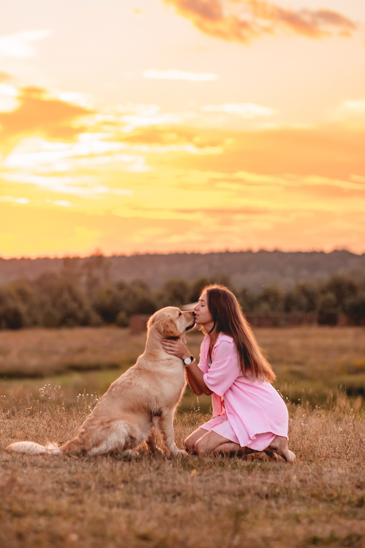 Марина и Чили в Малиново. Семейный фотограф анималист Мария Крючкова