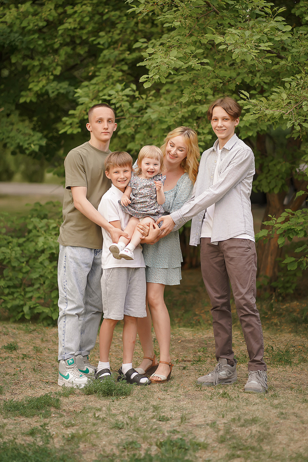 Три сыночка и лапочка дочка. Фотограф Татьяна Митрофанова