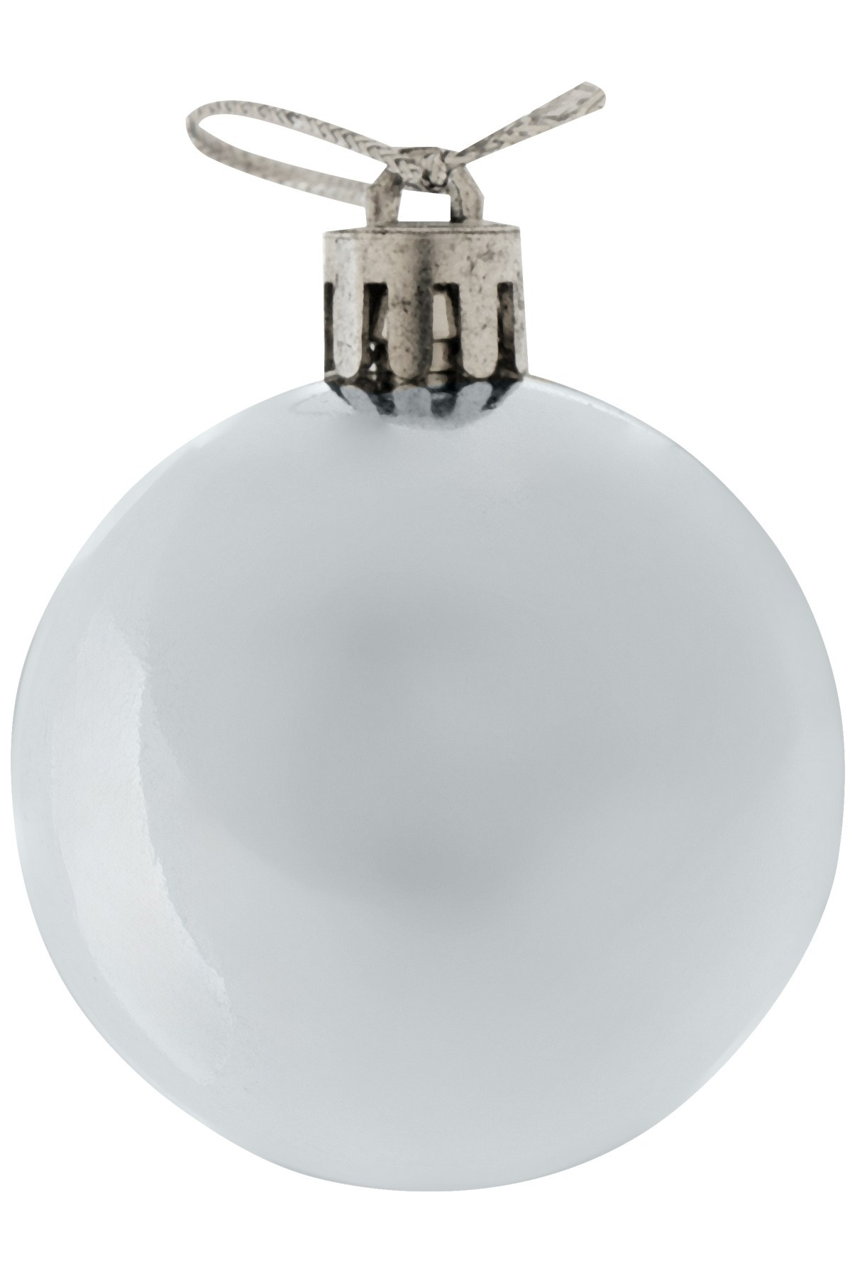 Шар белый глянцевый 