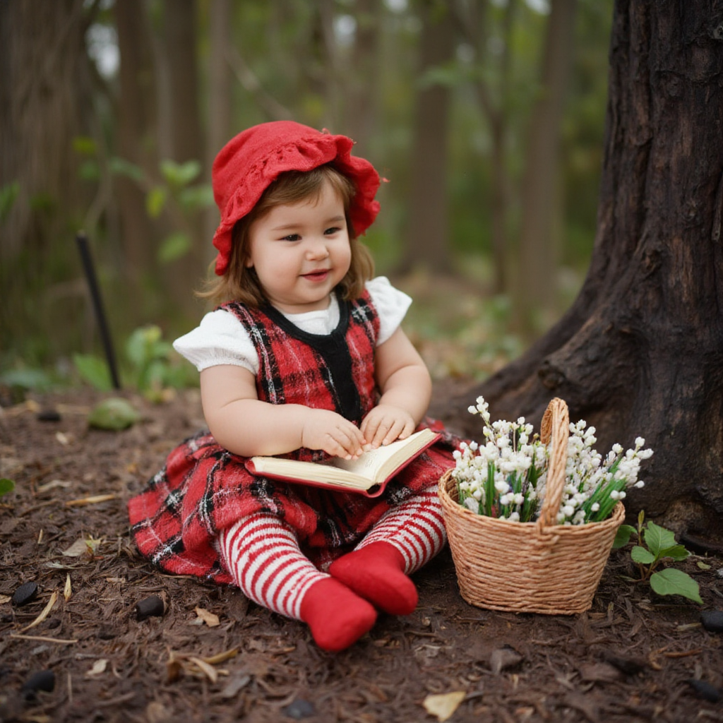 Фотосессия в Сказочном Лесу. Детская Фотостудия ГОДОВАСИКИ в Санкт-Петербурге фотосесия на годик
