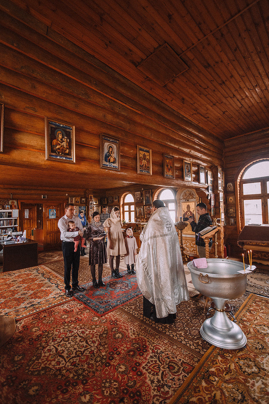 Крещение. Свадебный и семейный фотограф Москва Екатерина Верижникова
